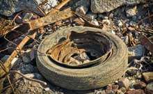 Illegal tyre dumping rampant in UK