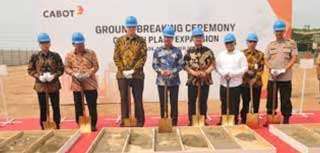 Cabot breaks ground on compounds facility in Indonesia