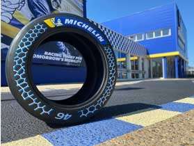 Michelin motorcycle tyre made from Enviro’s rCB