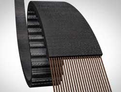 New timing belt based on synthetic rubber
