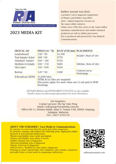 Rubber Journal Asia 2023 Media Kit